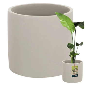 Ceramică cilindru beton ghiveci de flori fi 23 cm