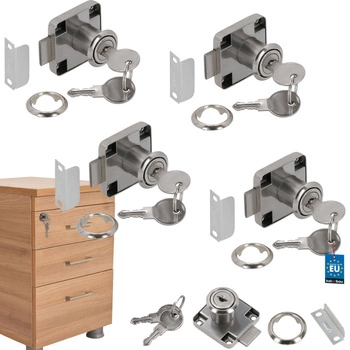 Încuietoare pătrată pentru mobilă de bar 40x40 - 4 buc.