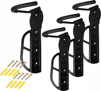 Suport bicicletă pliabil cu cârlig 30 set de 4 buc.