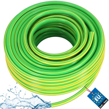 Furtun de grădină 4 straturi verde-galben 1” 50 m