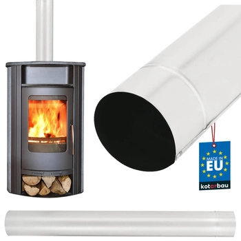 Coș de fum țeavă de aragaz ø120 rezistentă la căldură