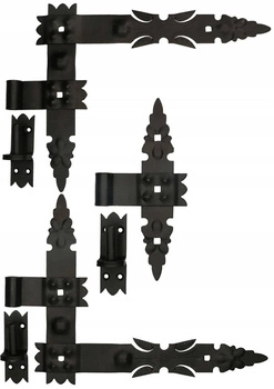 400 garaj colț de colț cu balama pentru obloane