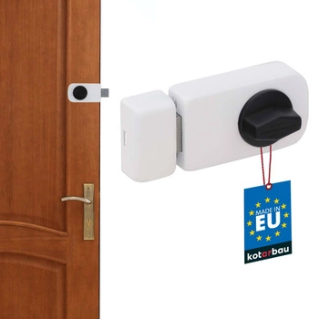 Încuietoare de ușă suspendată albă 50 mm