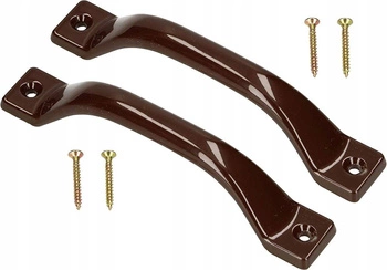 Mâner mobilier antaba 140 pentru dulapuri sertare 2 buc. - Culoare maro