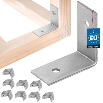 Colțar dulgheresc inoxidabil galvanizat 30x30x15 mm set de 100 buc.