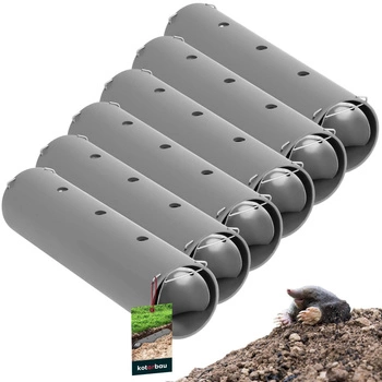 Capcană tunel pentru cârtițe 20cm set de 6 buc.