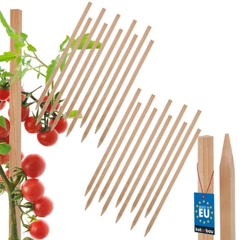 Tăruși de grădină din lemn pentru roșii legume 30 cm set de 20 buc.