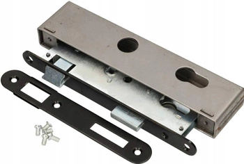 Încuietoare încastrată stânga 72x34 mm pentru inserție + cutie