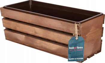 Cutie de balcon cutie de lemn terasă flori 40 cm inserție