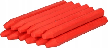 Cretă tehnică roșie pentru marcarea lemnului - 12 buc