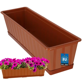 Cutie de balcon 60 cm ghiveci pentru terasă balcon
