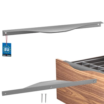 Mâner mobilier aluminiu argintiu 320/340 mm