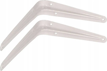 Cot pentru raft susținere 20x15 cm 2 buc. - Culoare albă