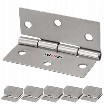 Balama aripă mobilier 50 mm nichel set de 25 buc.