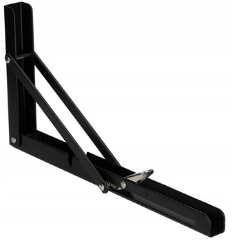 Suport raft pliabil 300 unghi negru