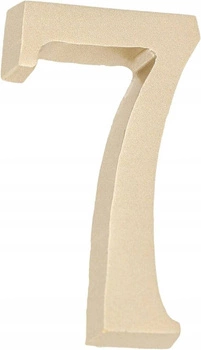 Numărul casei "7" numărul ușii 5 cm satin