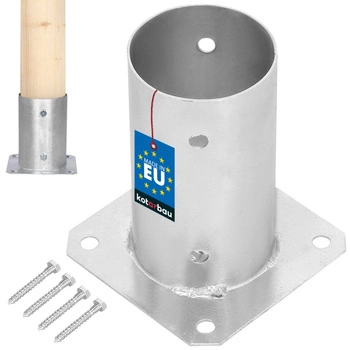 Suport de ancorare a bazei coloanei 80 mm înșurubat