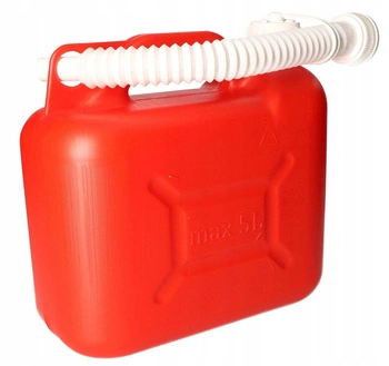 Bidon de plastic rezervor de combustibil 5l cu pâlnie
