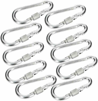 Carabină pivotantă 100 cârlig de frânghie - 10 buc.