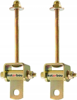 Cârlig de fixare a cârligului de leagăn din oțel 118mm 2buc.