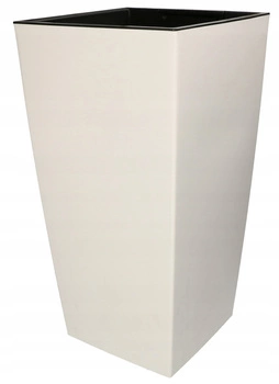 Oală 240x240x450 mm urbi square white cu insertă