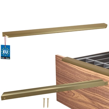 Mâner mobilier aluminiu auriu mat 416/436 mm