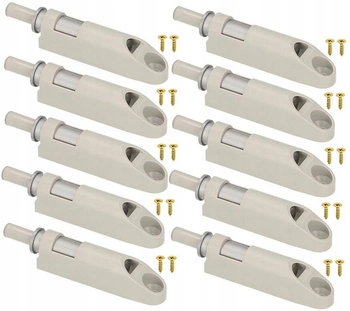 Amortizor cu adaptor pentru închiderea silențioasă a dulapurilor - 10 bucăți.