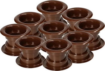 Manșon pentru uși tub ventilat - 10 buc. - Culoare maro