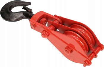 Bloc de construcție dublă cu scripete de cablu cu scripete de 100 mm