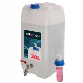 Rezervor de canistre cu robinet și dozator 30l