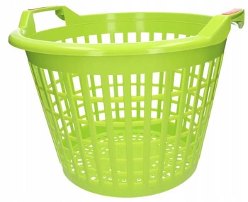 Coș de grădină 35l verde deschis cu mânere moi