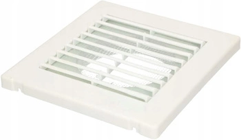Grilă de ventilație fi 100 mm intrare albă