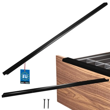 Mâner mobilier aluminiu negru mat 780/800 mm