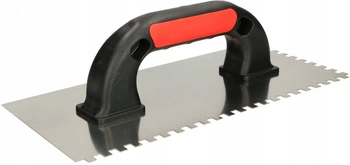 Spatula din oțel inoxidabil 270mm dințată 6mm lipici