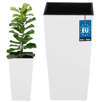 Oală 220x220x424 mm urbi square white with insert