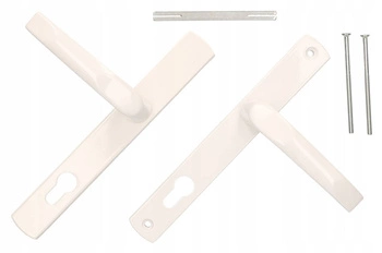 Mâner de ușă alb braț lung ușă 90 inserție