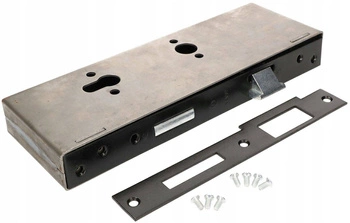 Încuietor de încastrare dreapta 90x63 cartuș cu inserție de cutie de cartuș