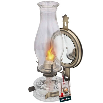 Lampă de ulei cu oglindă retro antic vintage