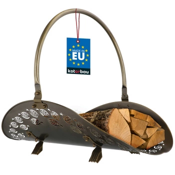 Coș pentru lemne de foc suport pentru lemne de foc