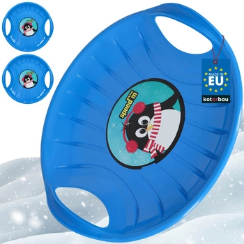 Sănii pentru alunecat pe zăpadă albastre 60 cm set 2 buc.