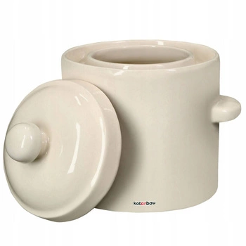 Butoi de gresie cu capac alb 1,8 l