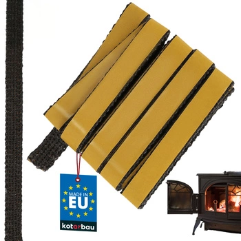 Bandă autoadezivă pentru etanșarea șemineului și sobei 18x3 mm 2,5 m