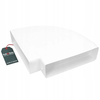 Conductă de ventilație cot orizontal 204x60