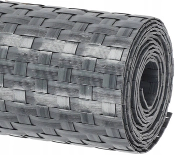 Rattan panou de gard din rattan scut 19x255 cm gri închis kotarbau