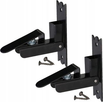 Încuietoare neagră pentru obloane - set de 2 buc.