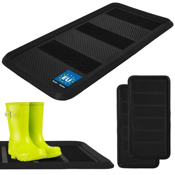 Tavă pentru pantofi umezi neagră 40x80 cm set de 2 buc.