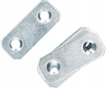 Inserție perforată conector plat 40x16 mm - 25 buc.