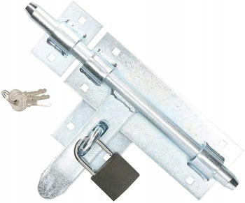 Zăvorâre de poartă de garaj 270 mm pentru poartă cu lacăt