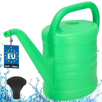 Rezervor de apă de grădină cu filtru plastic mare verde 2,5 l