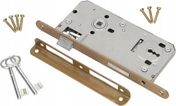 Încuietoare de încastrare 90x50 cu cheie de pârghie